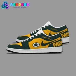 NFL Green Bay Packers Customized Nike Low Jordan 1