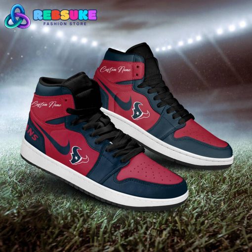 NFL Houston Texans Customized Nike Air Jordan 1