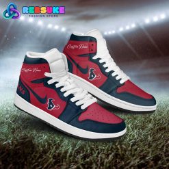 NFL Houston Texans Customized Nike Air Jordan 1