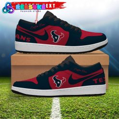 NFL Houston Texans Customized Nike Low Jordan 1