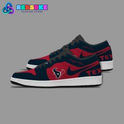 NFL Houston Texans Customized Nike Low Jordan 1