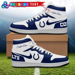 NFL Indianapolis Colts Customized Nike Air Jordan 1