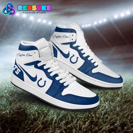 NFL Indianapolis Colts Customized Nike Air Jordan 1