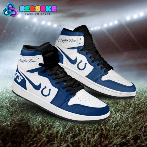 NFL Indianapolis Colts Customized Nike Air Jordan 1