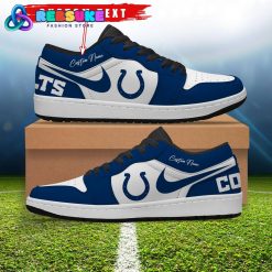 NFL Indianapolis Colts Customized Nike Low Jordan 1