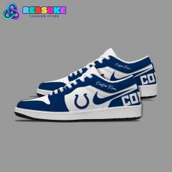 NFL Indianapolis Colts Customized Nike Low Jordan 1