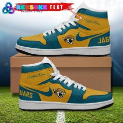 NFL Jacksonville Jaguars Customized Nike Air Jordan 1