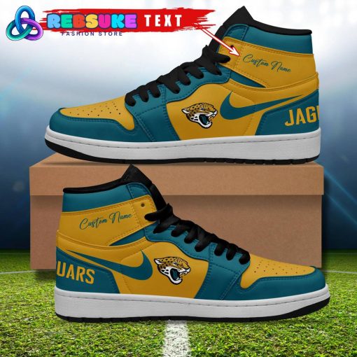 NFL Jacksonville Jaguars Customized Nike Air Jordan 1