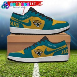 NFL Jacksonville Jaguars Customized Nike Low Jordan 1