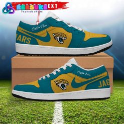 NFL Jacksonville Jaguars Customized Nike Low Jordan 1