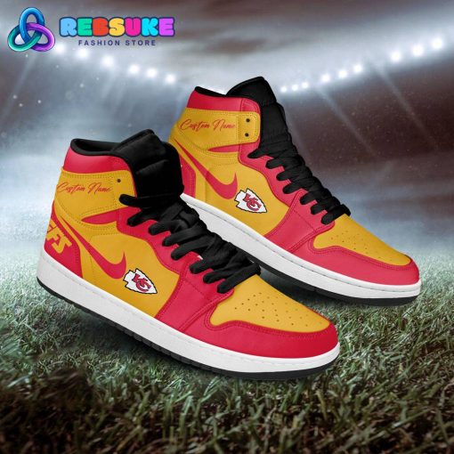 NFL Kansas City Chiefs Customized Nike Air Jordan 1