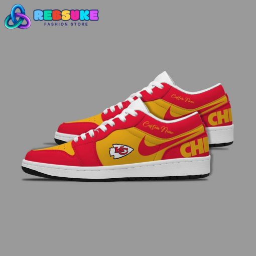 NFL Kansas City Chiefs Customized Nike Low Jordan 1