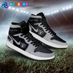 NFL Las Vegas Raiders Customized Nike Air Jordan 1