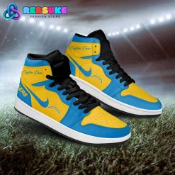 NFL Los Angeles Chargers Customized Nike Air Jordan 1