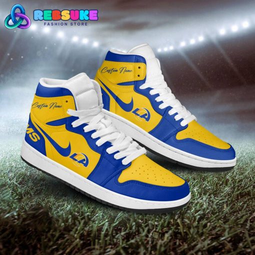 NFL Los Angeles Rams Customized Nike Air Jordan 1