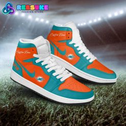 NFL Miami Dolphins Customized Nike Air Jordan 1