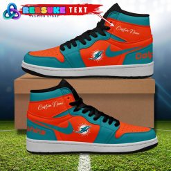 NFL Miami Dolphins Customized Nike Air Jordan 1