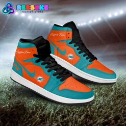 NFL Miami Dolphins Customized Nike Air Jordan 1