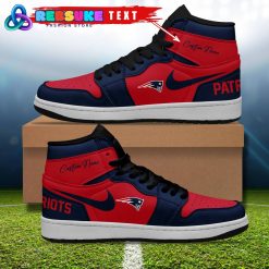 NFL New England Patriots Customized Nike Air Jordan 1