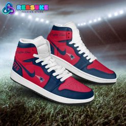 NFL New England Patriots Customized Nike Air Jordan 1