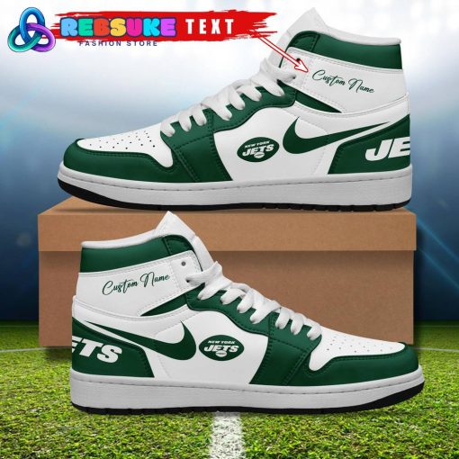 NFL New York Jets Customized Nike Air Jordan 1