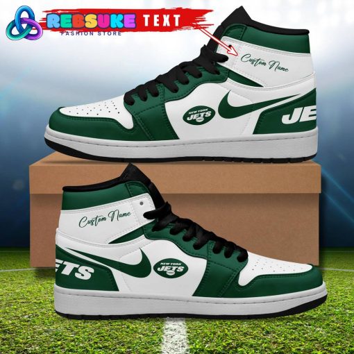 NFL New York Jets Customized Nike Air Jordan 1