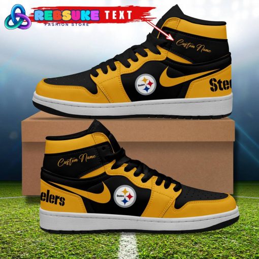 NFL Pittsburgh Steelers Customized Nike Air Jordan 1