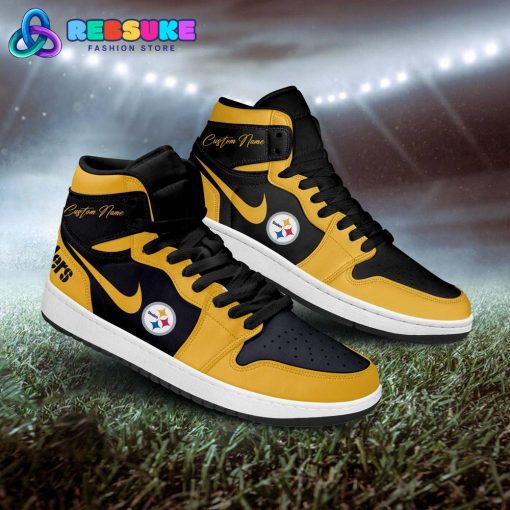 NFL Pittsburgh Steelers Customized Nike Air Jordan 1