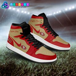 NFL San Francisco 49Ers Customized Nike Air Jordan 1