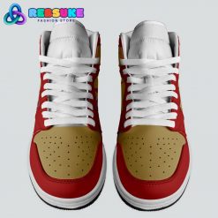 NFL San Francisco 49Ers Customized Nike Air Jordan 1