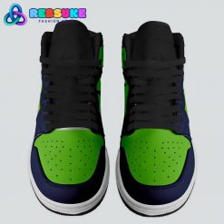 NFL Seattle Seahawks Customized Nike Air Jordan 1