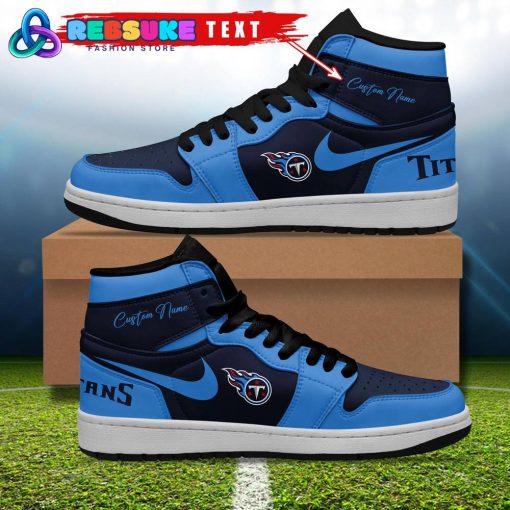 NFL Tennessee Titans Customized Nike Air Jordan 1