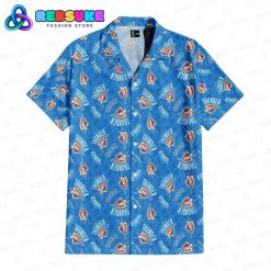 Oklahoma City Thunder Lightning Storm Hawaiian Shirt