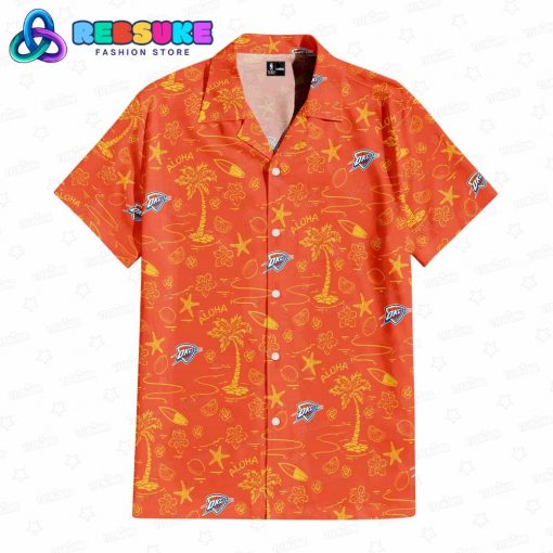 Oklahoma City Thunder NBA Tropical Breeze Hawaiian Shirt