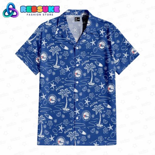 Philadelphia 76ers NBA Tropical Breeze Hawaiian Shirt