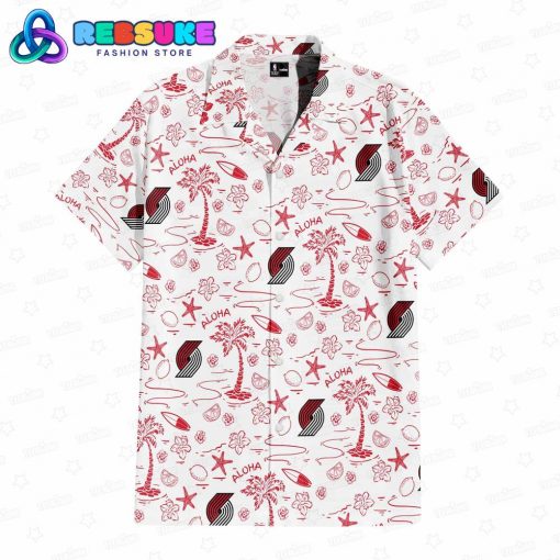 Portland Trail Blazers NBA Tropical Breeze Hawaiian Shirt