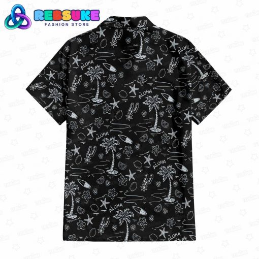 San Antonio Spurs NBA Tropical Breeze Hawaiian Shirt