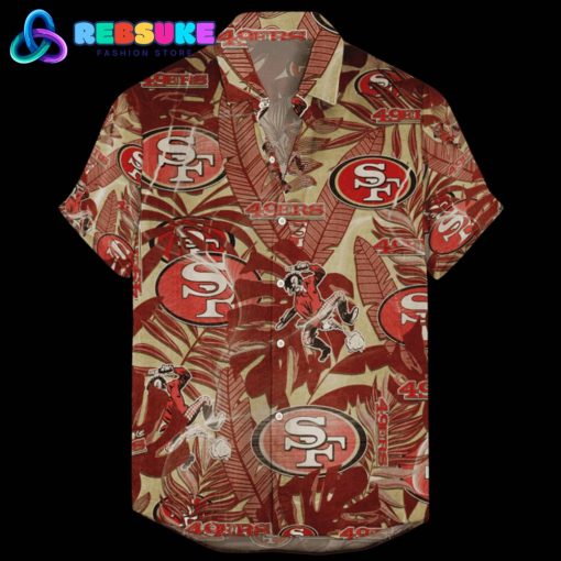 San Francisco 49Ers Hawaiian Retro Logo Revolutions NFL 2024