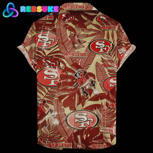 San Francisco 49Ers Hawaiian Retro Logo Revolutions NFL 2024