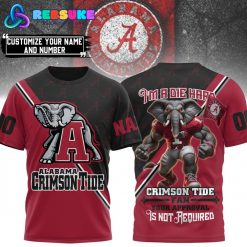 Alabama Crimson Tide Football Custom Name Shirt