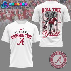 Alabama Crimson Tide NCAA Football 2024 White Shirt