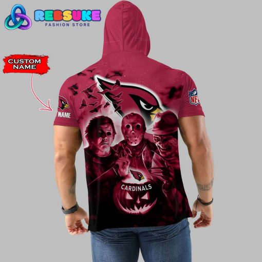 Arizona Cardinals Custom Name Halloween Hoodie Short Sleeve