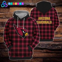 Arizona Cardinals NFL Plaid Hoodie, Zip Hoodie, Sweatshirt