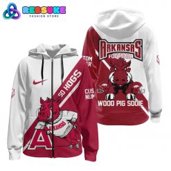 Arkansas Razorbacks Football Custom Number Hoodie