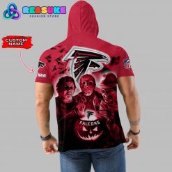 Atlanta Falcons Custom Name Halloween Hoodie Short Sleeve