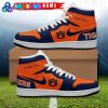 NCAA Auburn Tigers Customized Low Jordan 1