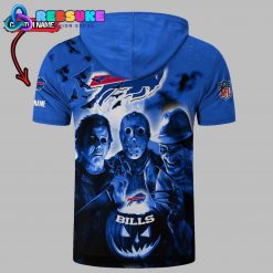 Buffalo Bills Custom Name Halloween Hoodie Short Sleeve