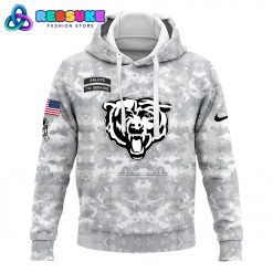 Chicago Bears Arctic Camo 2024 Combo Hoodie Pants Cap