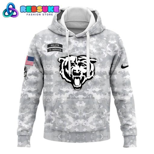 Chicago Bears Arctic Camo 2024 Combo Hoodie, Pants, Cap