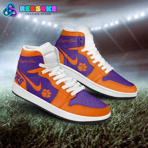 Clemson Tigers NCAA Customized Air Jordan 1